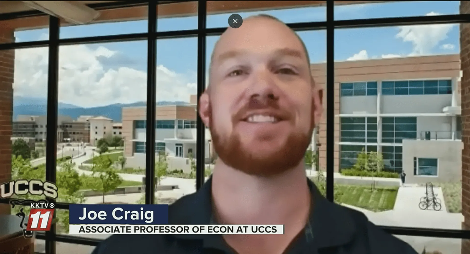 Department Chair Professor Joe Craig Talks with KKTV