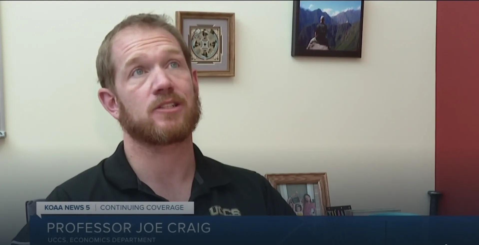 UCCS Economics Professor, Joe Craig.